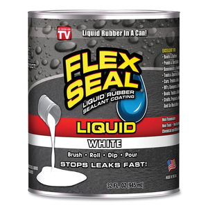 LIQUID RUBBER, 32 OZ CAN, WHITE by Flex Seal