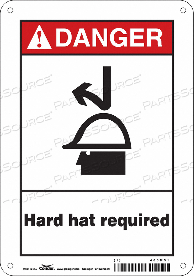 SAFETY SIGN PERSONAL PROTECTION 10 H 