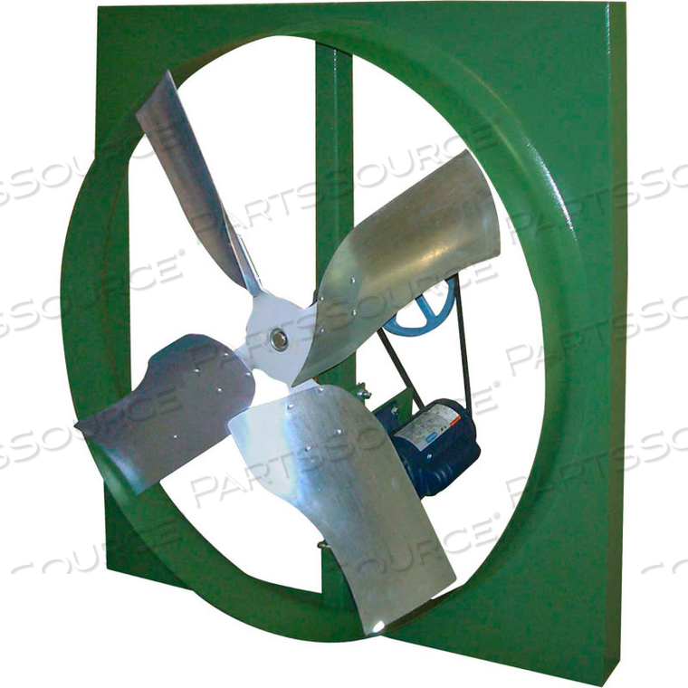 48" BELT DRIVE SINGLE PHASE WALL FAN 1HP 21500 CFM 