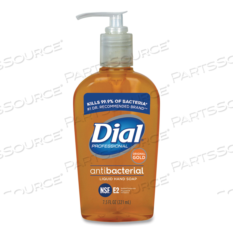 GOLD ANTIBACTERIAL LIQUID HAND SOAP, FLORAL, 7.5 OZ PUMP by Dial GOLD ANTIBACTERIAL LIQUID HAND SOAP, FLORAL, 7.5 OZ PUMP by Dial