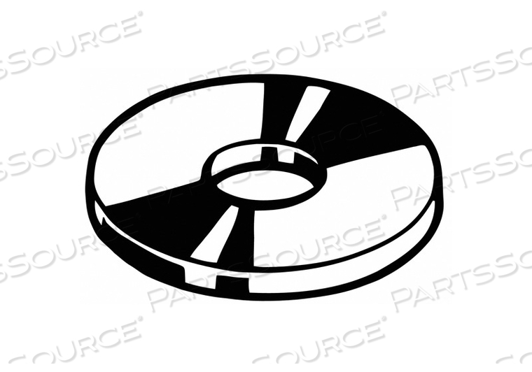 FLAT WASHER, FOR SCREW SIZE M6, STEEL, NOT GRADED, ZINC PLATED, 6.5 MM IN DIA, 30 MM OUT DIA by Fabory FLAT WASHER, FOR SCREW SIZE M6, STEEL, NOT GRADED, ZINC PLATED, 6.5 MM IN DIA, 30 MM OUT DIA by Fabory