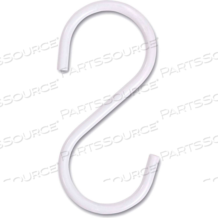 PIPELINE 5 IN. L GLOSS WHITE "S" HOOKS 