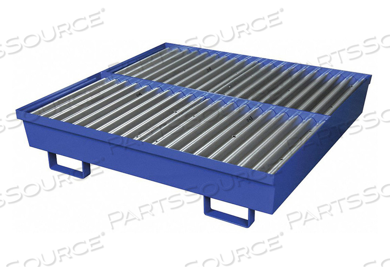 4 DRUM SPILL CONTAINMENT PLATFORM - 54-1/2"W X 54"D X 12"H - STEEL by Eagle 4 DRUM SPILL CONTAINMENT PLATFORM - 54-1/2"W X 54"D X 12"H - STEEL by Eagle