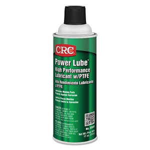 POWER LUBE INDUSTRIAL HIGH PERFORMANCE LUBRICANT W/PTFE, 11 OZ, AEROSOL, PETROLEUM SOLVENT by CRC Industries