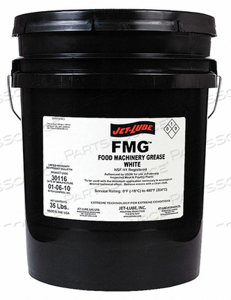 FOOD GRADE GREASE 5 GAL PAIL by Jet-Lube FOOD GRADE GREASE 5 GAL PAIL by Jet-Lube