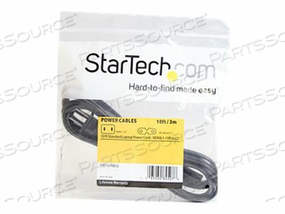 10FT LAPTOP POWER CORD, NEMA 1-15P TO C7, 7A 125V, 18AWG by StarTech.com Ltd.