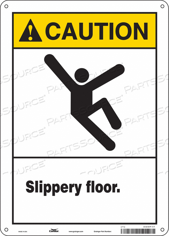 SAFETY SIGN 10 W 14 H 0.060 THICKNESS 
