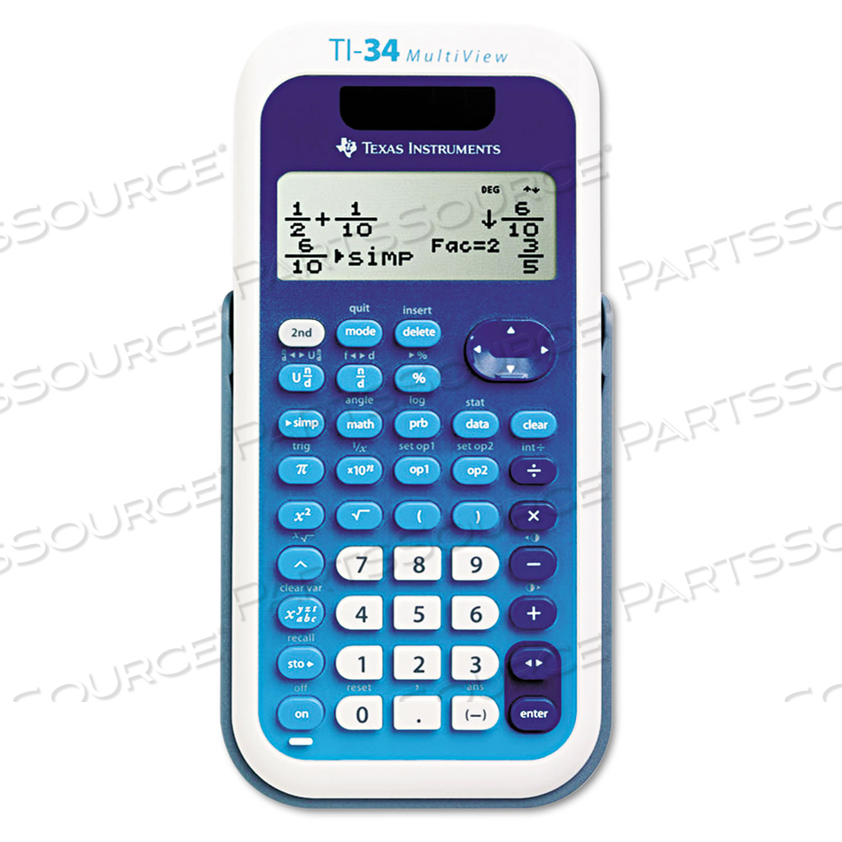 TI-34 MULTIVIEW SCIENTIFIC CALCULATOR, 16-DIGIT LCD by Texas Instruments