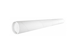 MAILING TUBE 9INLX2IN.DIA WHITE PK50 by Crownhill