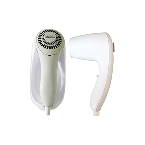 WALL MOUNTED HAIR DRYER WITH NIGHT LIGHT - WHITE by Lodgingstar