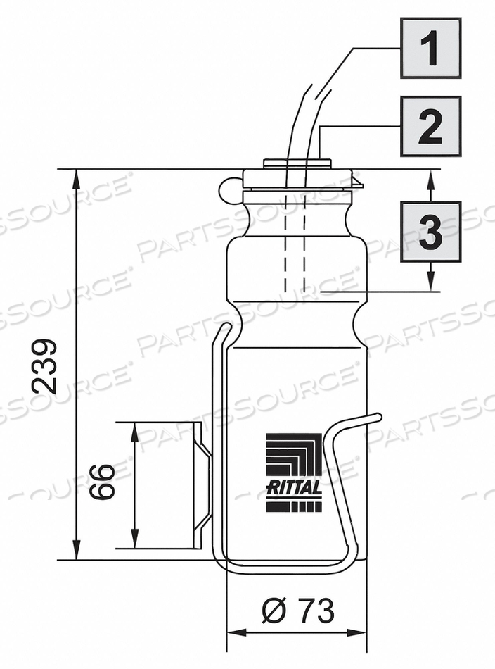 CONDENSATE COLLECTING KIT COOLING/HEAT by Rittal
