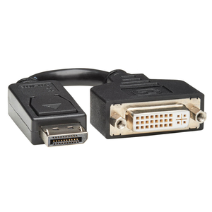 DISPLAYPORT TO DVI-I ADAPTER CABLE - 6 IN by Tripp Lite