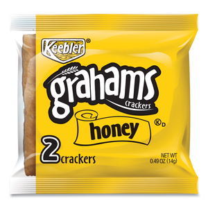 HONEY GRAHAMS CRACKERS, 0.49 OZ BAG, 200/CARTON by Keebler