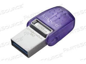DATATRAVELER MICRODUO 3C, USB FLASH DRIVE, 128 GB, USB 3.2 GEN 1 / USB-C by Kingston Technology DATATRAVELER MICRODUO 3C, USB FLASH DRIVE, 128 GB, USB 3.2 GEN 1 / USB-C by Kingston Technology