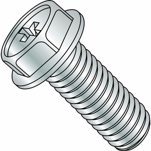 1/4-20X3/4 PHILLIPS INDENTED HEX WASHER MACHINE SCREW FULLY THREADED ZINC, PKG OF 2000 by Kanebridge Corporation 1/4-20X3/4 PHILLIPS INDENTED HEX WASHER MACHINE SCREW FULLY THREADED ZINC, PKG OF 2000 by Kanebridge Corporation