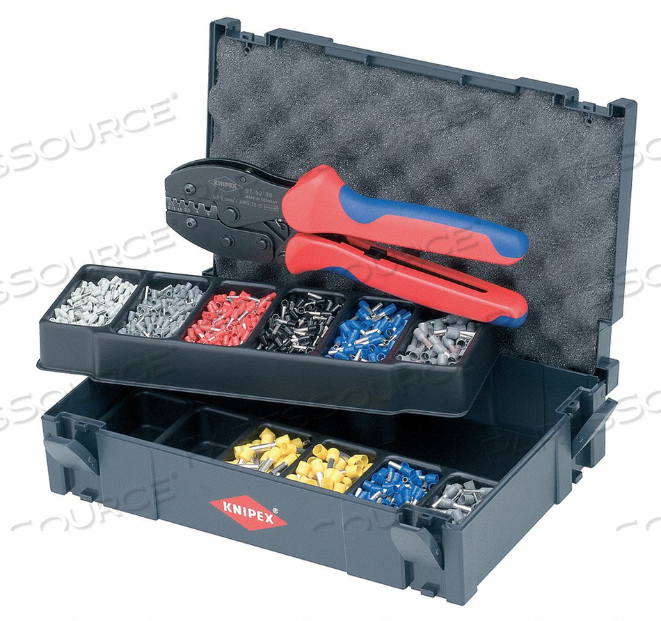 CRIMPER AND CONNECTOR KIT by Knipex CRIMPER AND CONNECTOR KIT by Knipex