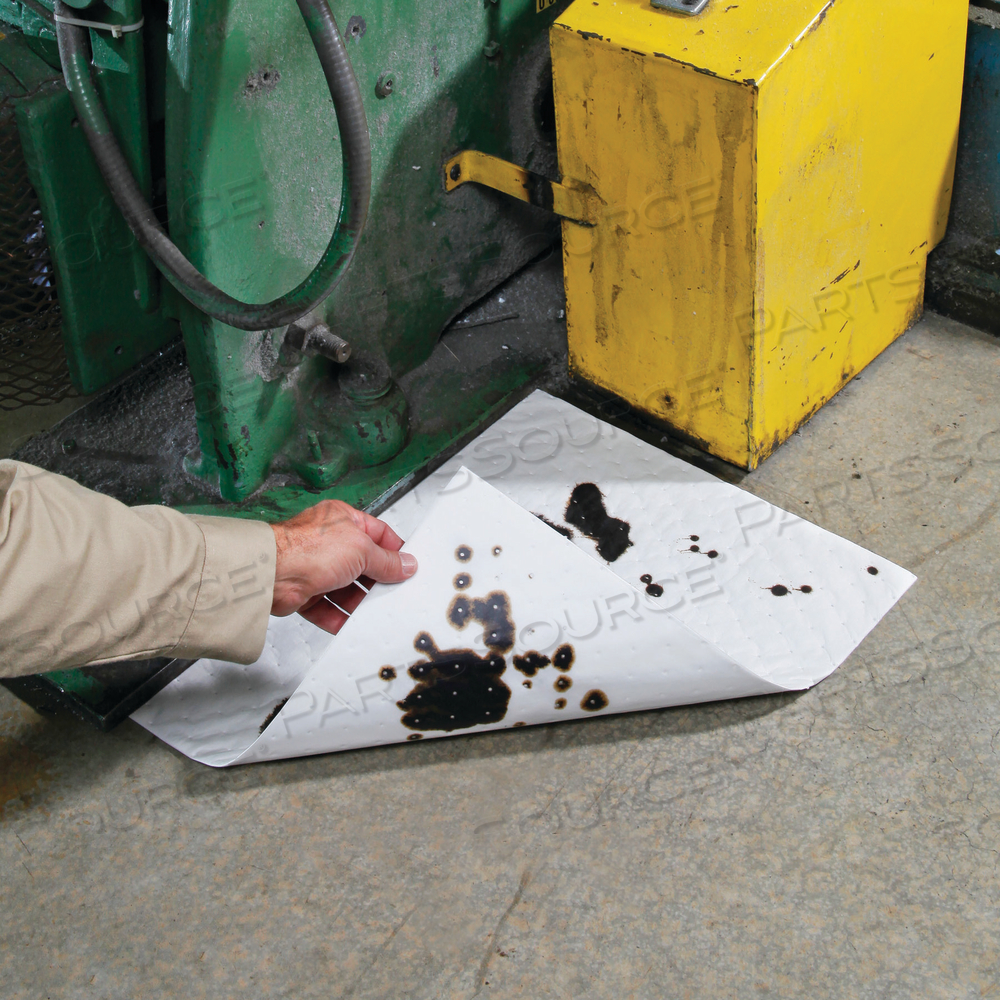 PIG OIL-ONLY ABSORBENT MAT ROLL WITH POLY BACKING by New Pig Corporation PIG OIL-ONLY ABSORBENT MAT ROLL WITH POLY BACKING by New Pig Corporation