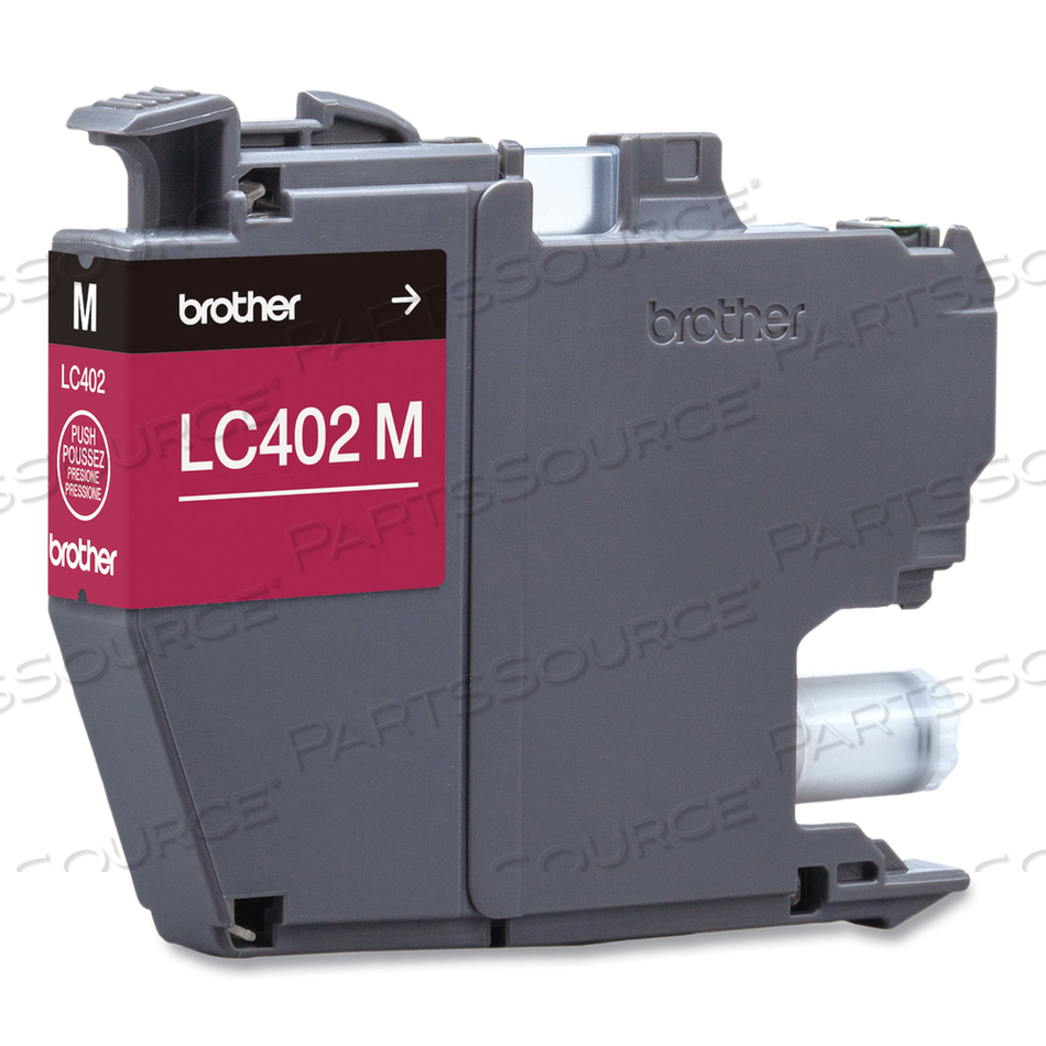 LC402MS INK, 550 PAGE-YIELD, MAGENTA by Brother