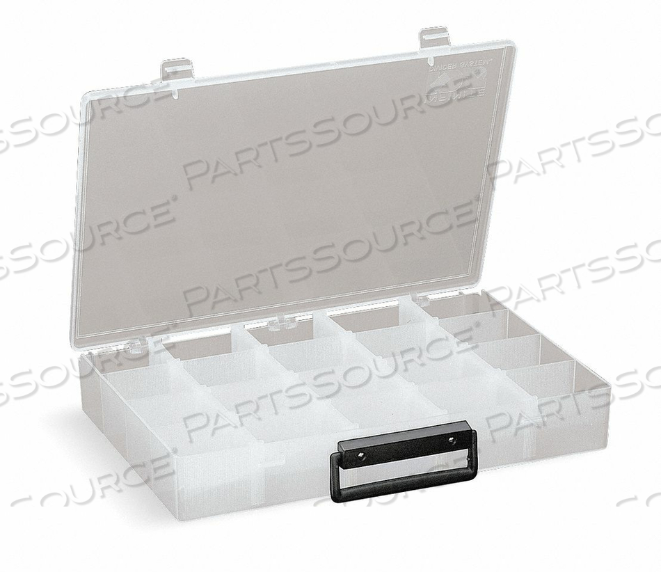 ADJUSTABLE COMPARTMENT BOX TRANSLUCENT by Flambeau, Inc.