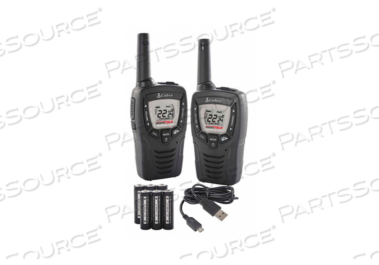 PORTABLE TWO WAY RADIOS 1W 22 CH by Cobra