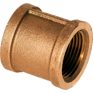 3/4 IN. LEAD FREE BRASS COUPLING - FNPT - 125 PSI - IMPORT by Merit Brass Company