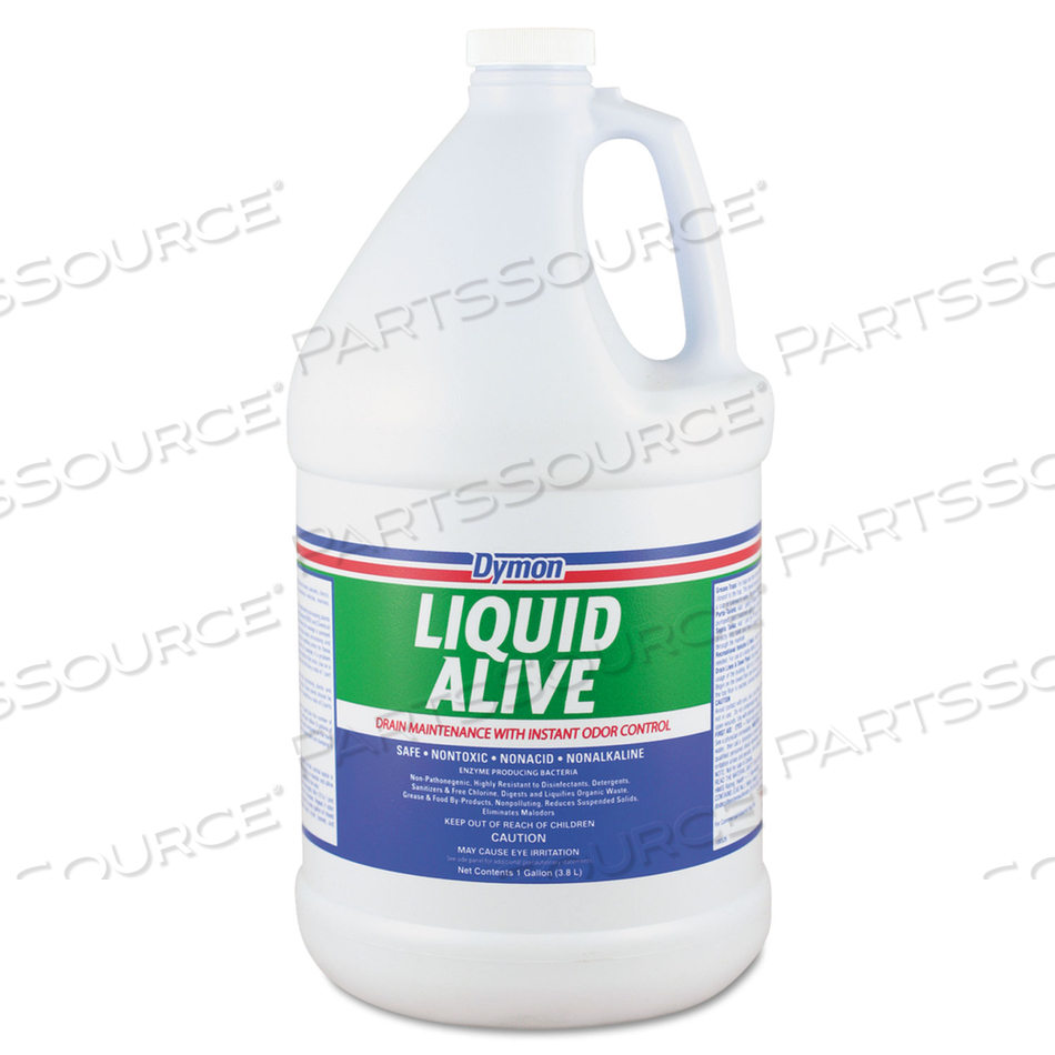 LIQUID ALIVE ENZYME PRODUCING BACTERIA, 1 GAL BOTTLE by Dymon LIQUID ALIVE ENZYME PRODUCING BACTERIA, 1 GAL BOTTLE by Dymon