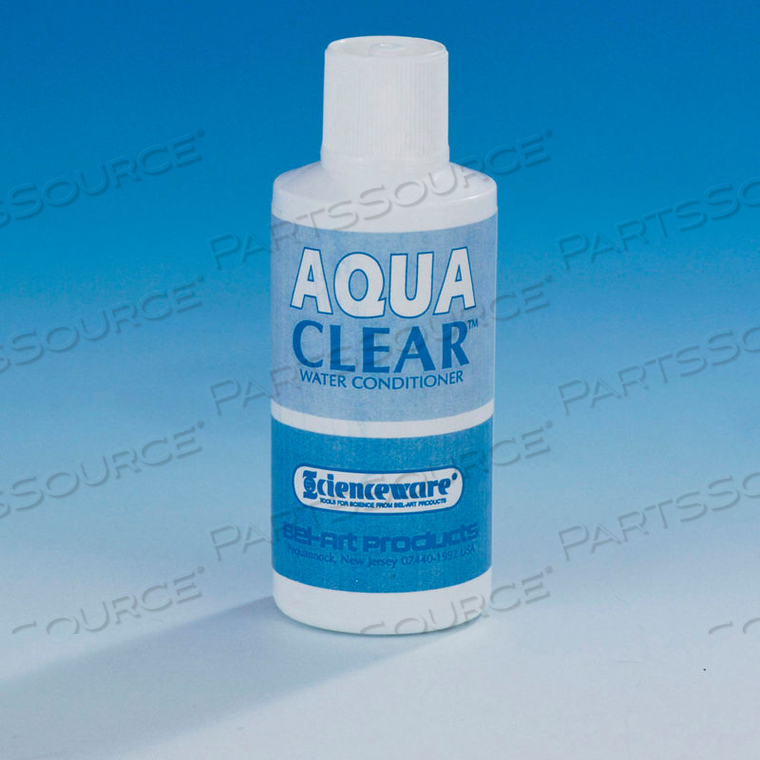 CLEANWARE AQUA-CLEAR WATER CONDITIONER, 100ML BOTTLE by Bel-Art Products