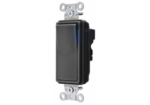 ILLUMINATED WALL SWITCH 3-WAY 20A BLACK by Snapconnect