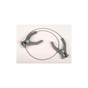 8499 3' FLEXIBLE ANTISTATIC WIRE - DUAL HAND CLAMPS by Justrite