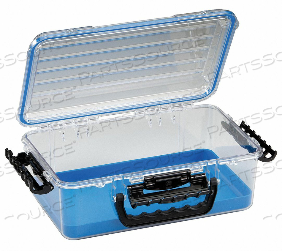 WATERPROOF STORAGE BOX 9 IN W CLEAR by Plano Molding WATERPROOF STORAGE BOX 9 IN W CLEAR by Plano Molding