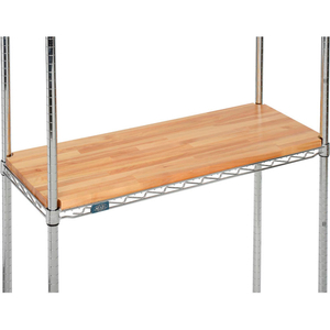 HARDWOOD DECK OVERLAY FOR WIRE SHELVING 24"W X 14"D X 1"THICK by John Boos & Company