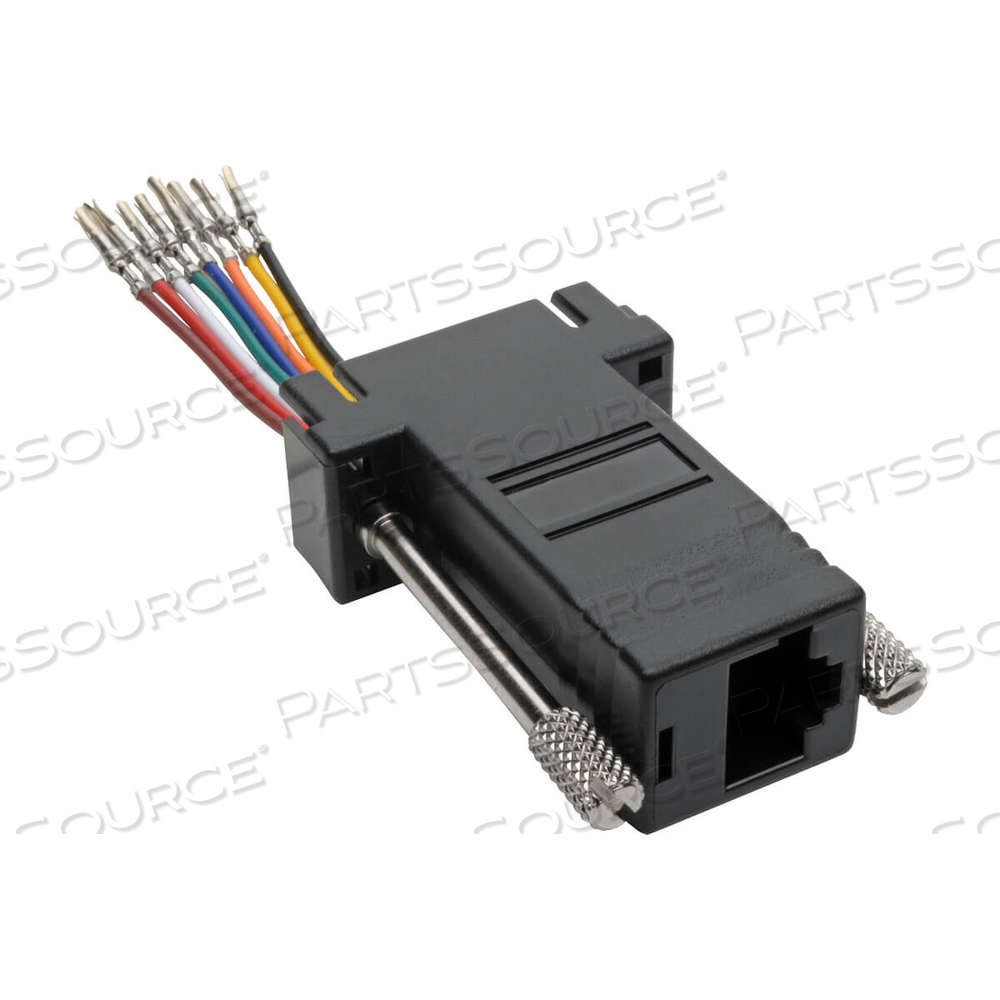 DB9 TO RJ45 MODULAR SERIAL ADAPTER F/F RS-232 RS-422 RS-485 by Tripp Lite