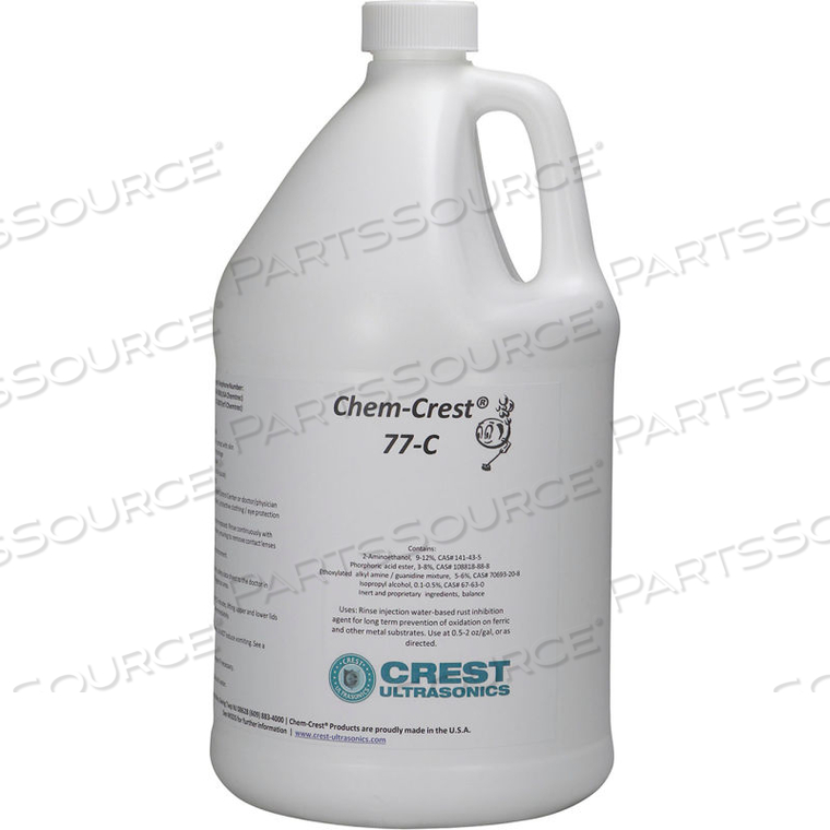 CHEM CREST 77-C RUST INHIBITOR - 5 GALLON PAIL - CREST ULTRASONIC by Crest Ultrasonics