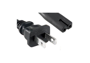 POWER CORD, 6 FT, 10 A, 18 AWG, NEMA 1-15P TO IEC 320-C7 by Hamilton Medical Inc