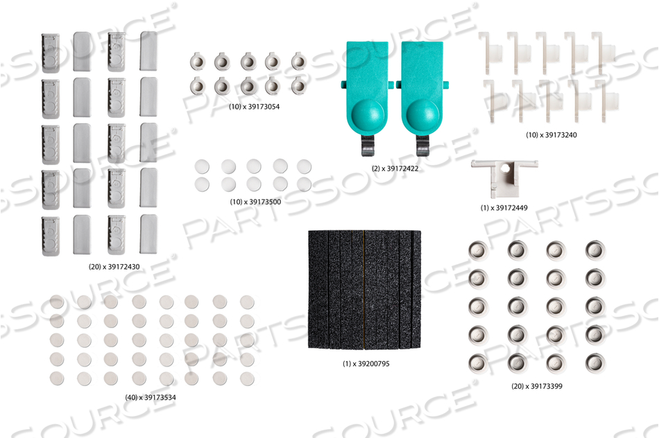 PERFUSOR SPACE HOUSING FOOT SERVICE PART KIT by B. Braun Medical Inc (Infusion Systems Division)