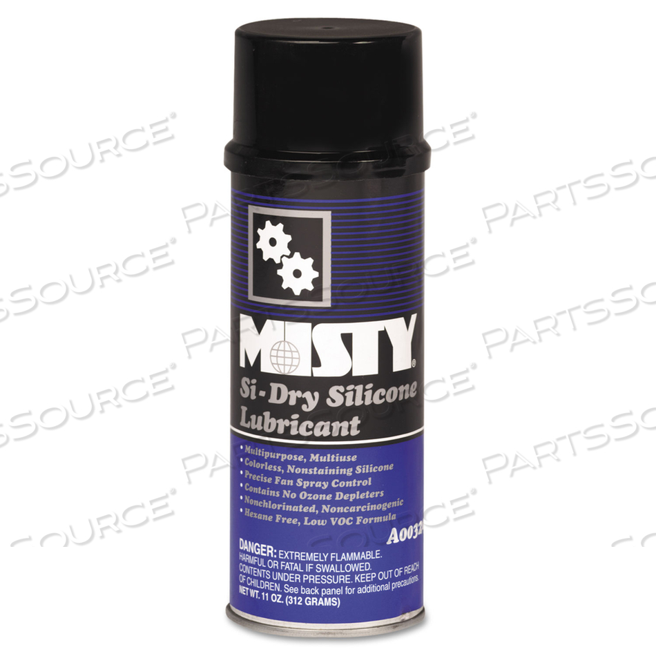 SI-DRY SILICONE SPRAY LUBRICANT, 11 OZ AEROSOL CAN by Misty