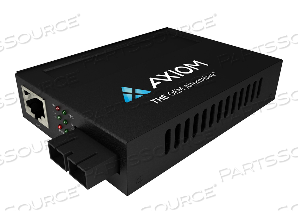 AXIOM, FIBER MEDIA CONVERTER, GIGE, 10BASE-T, 1000BASE-SX, 100BASE-TX, 1000BASE-T, RJ-45 / SC MULTI-MODE, UP TO 1.2 MILES, 1310 NM by Axiom AXIOM, FIBER MEDIA CONVERTER, GIGE, 10BASE-T, 1000BASE-SX, 100BASE-TX, 1000BASE-T, RJ-45 / SC MULTI-MODE, UP TO 1.2 MILES, 1310 NM by Axiom