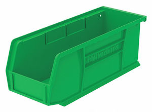 F8685 HANG/STACK BIN 10-7/8 X 4-1/8 X 4 GRN by Akro-Mils / Myers Industries, Inc