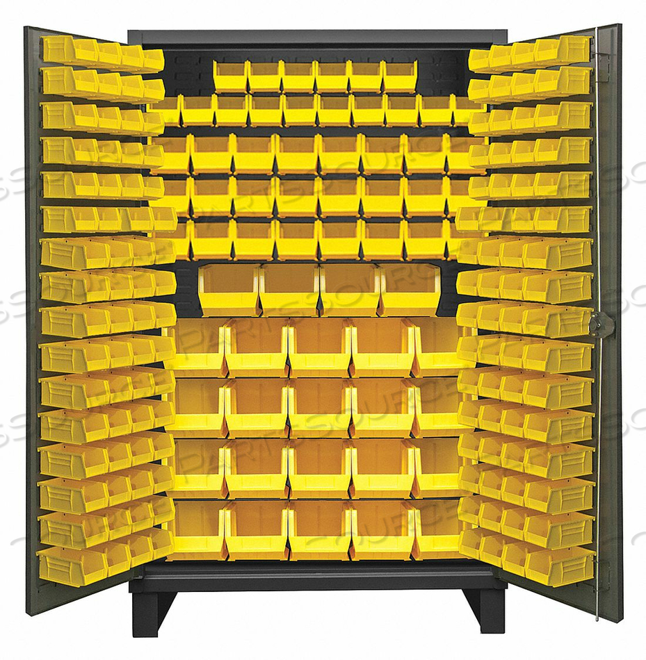 BIN CABINET LOUVERED 78 H 48 W 24 D by Durham Manufacturing Company BIN CABINET LOUVERED 78 H 48 W 24 D by Durham Manufacturing Company