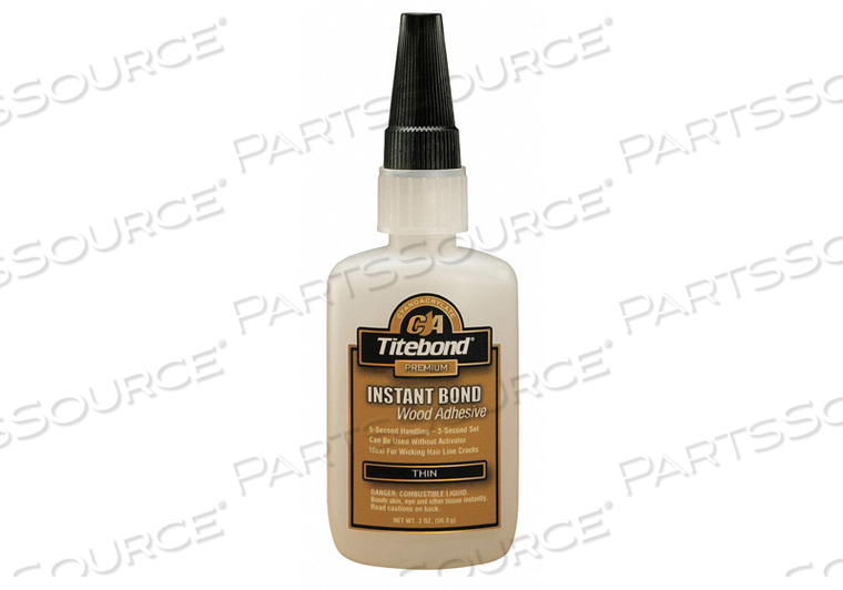 INSTANT ADHESIVE 2 OZ. CLEAR by Titebond