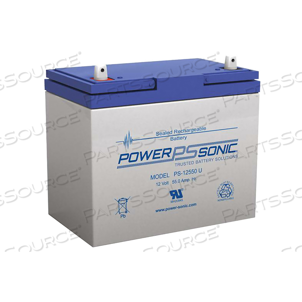 PS-12550 BATTERY 12V 55AH SEALED RECHARGEABLE BATTERY 