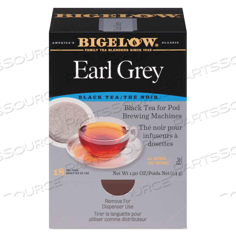 EARL GREY BLACK TEA PODS, 1.90 OZ by Bigelow