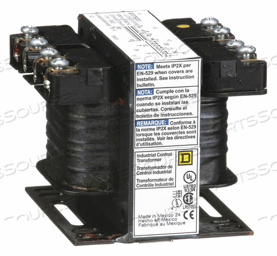 CONTROL TRANSFORMER 50VA 120/240VAC by Square D
