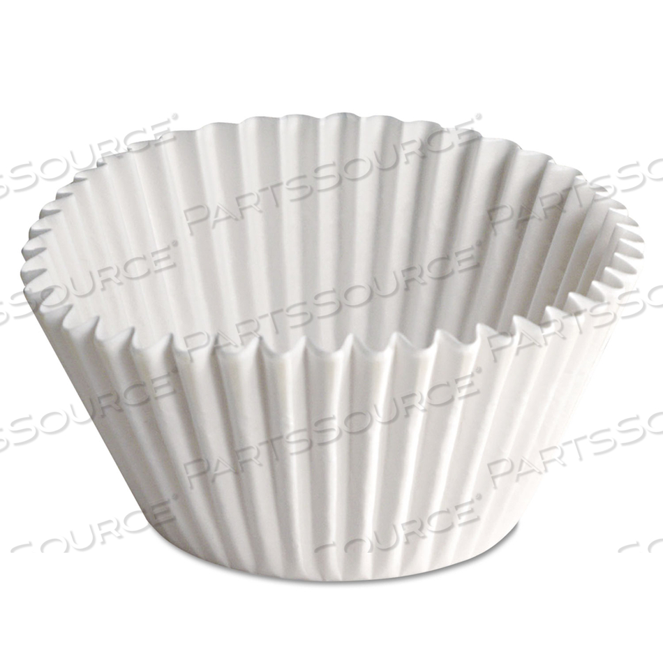 FLUTED BAKE CUPS, 2.25 DIAMETER X 1.88 H, WHITE, PAPER by Hoffmaster FLUTED BAKE CUPS, 2.25 DIAMETER X 1.88 H, WHITE, PAPER by Hoffmaster