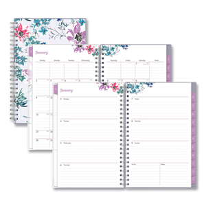 LAILA CREATE-YOUR-OWN COVER WEEKLY/MONTHLY PLANNER, WILDFLOWER ARTWORK, 8 X 5, PURPLE/BLUE/PINK, 12-MONTH (JAN-DEC): 2023 by Blue Sky LAILA CREATE-YOUR-OWN COVER WEEKLY/MONTHLY PLANNER, WILDFLOWER ARTWORK, 8 X 5, PURPLE/BLUE/PINK, 12-MONTH (JAN-DEC): 2023 by Blue Sky