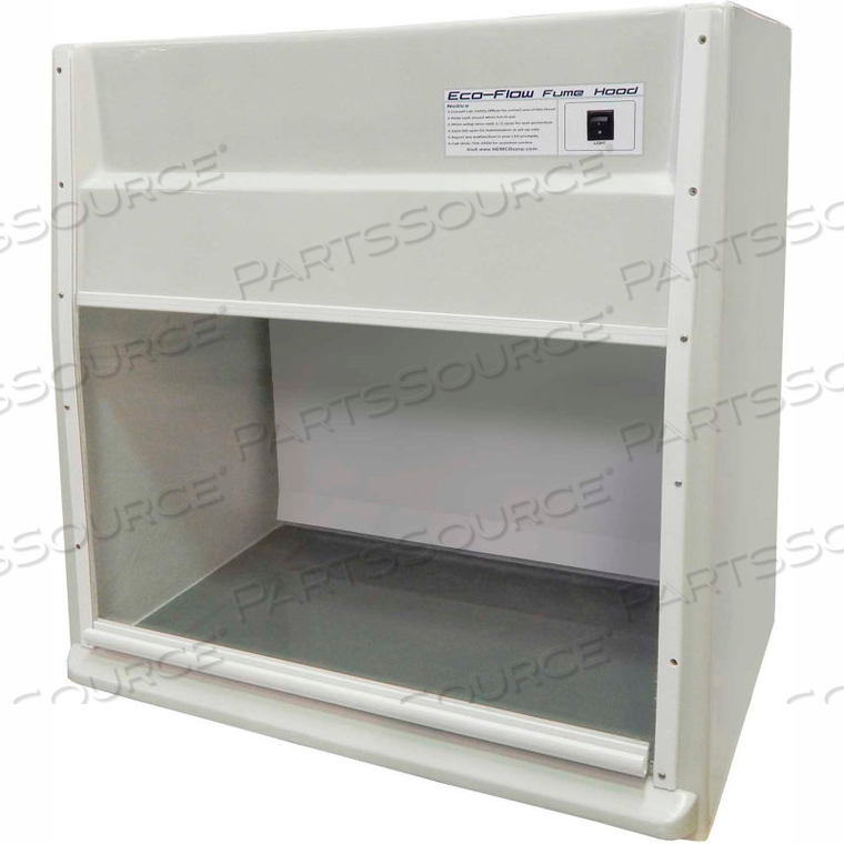ECOFLOW FUME HOOD WITH VAPOR PROOF LIGHT AND BUILT-IN BLOWER, 36"W X 23"D X 36"H by HEMCO Corporation ECOFLOW FUME HOOD WITH VAPOR PROOF LIGHT AND BUILT-IN BLOWER, 36"W X 23"D X 36"H by HEMCO Corporation