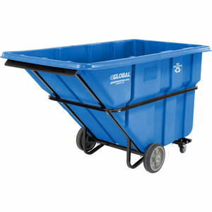 DELUXE RECYCLING EXTRA HEAVY DUTY PLASTIC TILT TRUCK 1-1/2 CU. YARD by Quality Industries LLC DELUXE RECYCLING EXTRA HEAVY DUTY PLASTIC TILT TRUCK 1-1/2 CU. YARD by Quality Industries LLC
