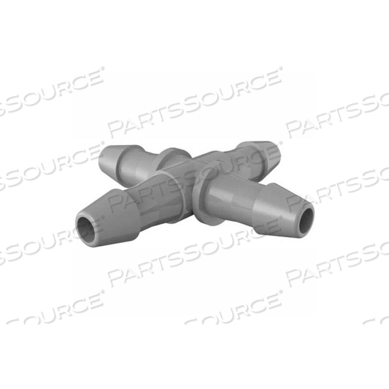 1/16" CROSS CONNECTOR, GRAY KYNAR 