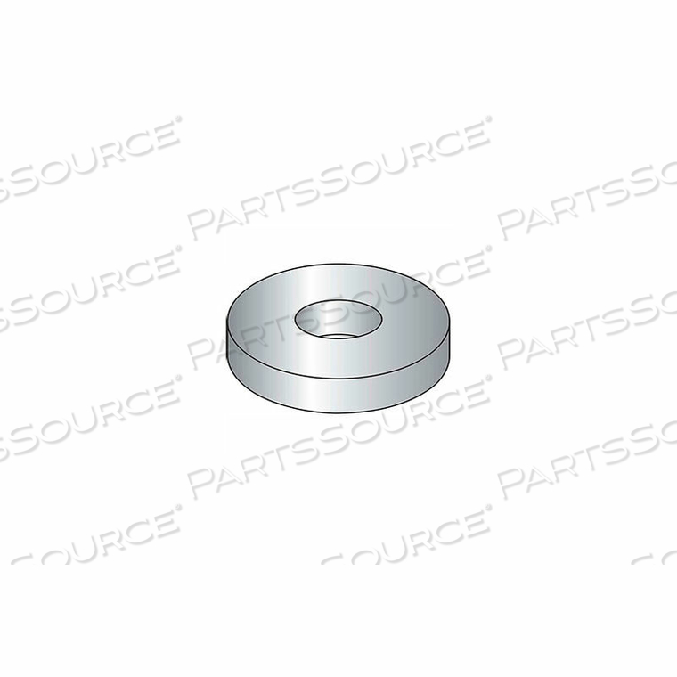 5/8" FLAT WASHER - USS - 11/16" I.D. - .108/.16" THICK - STEEL - ZINC - GRADE 2 - PKG OF 50 