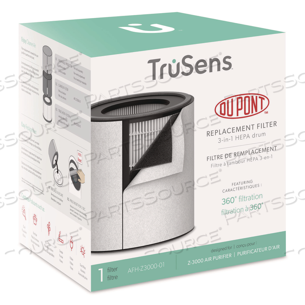 STANDARD HEPA FILTER FOR AIR PURIFIER by TruSens